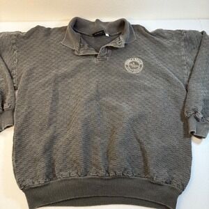 MARTEAU CREATIONS Womens Gray Pebble Beach Golf Links Pullover Sweatshirt Size 2
